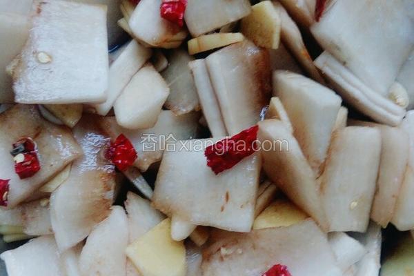 腌制白萝卜