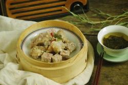 广式早茶必点的一盅,蒸蒜香排骨