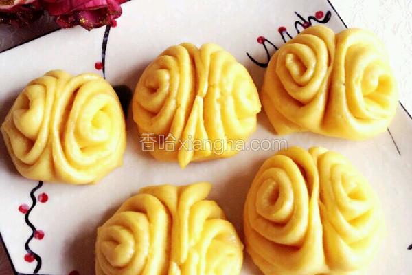 南瓜花卷馒头图片大全集 美食照片 家常菜谱真实高清图片欣赏