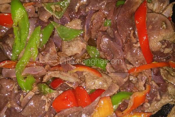 炒青红椒