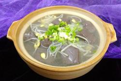 鸡血豆芽汤