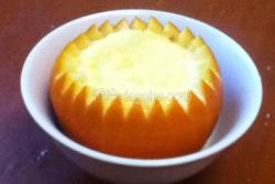 橙子蛋羹