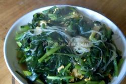 菠菜鸡蛋粉丝