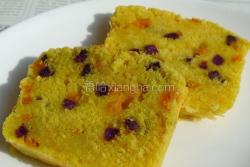 紫薯南瓜丁磅蛋糕