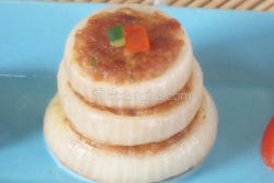 洋葱圈肉饼