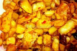 五花肉泡菜杏鲍菇