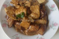 北豆腐炒五花肉