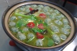 香菜丸子汤