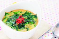 菠菜蛋布丁