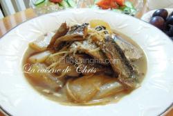 白萝卜秋刀鱼煮