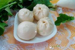 肉味萝卜丝包子