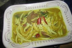 咖喱牛杂鸡腿菇汤