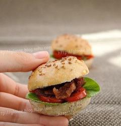 迷你杂粮汉堡