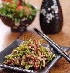 香菜肉丝