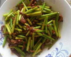 蒜薹肉丝