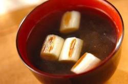 烤葱白昆布丝清汤