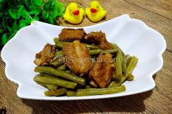 四季豆烧排骨