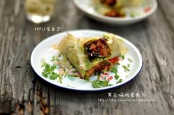 黄瓜味鸡蛋煎饼