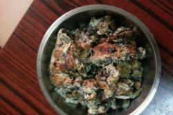 核桃芝麻粉煎鸡蛋