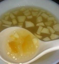 蜂蜜柚子苹果冰糖西米露