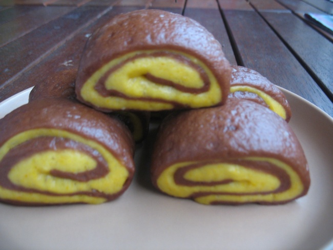 可可南瓜花卷馒头配方 比例 用量 材料 多少 配料表 天天菜谱网 可可南瓜花卷馒头配方 比例 用量 材料 多少 配料表 天天菜谱网