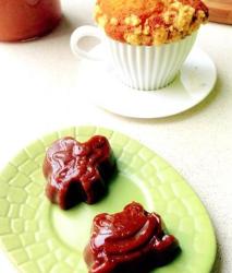 焦糖杯子磅蛋糕