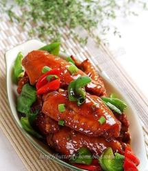 青椒啤酒烧鸡翅