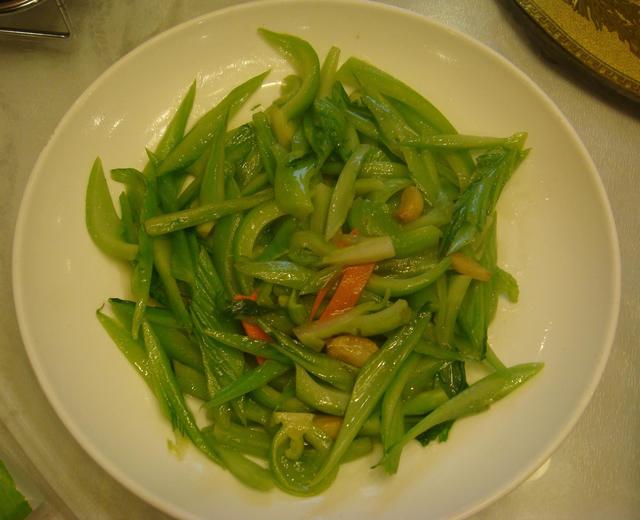 清炒菜梗