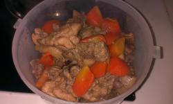 胡萝卜红烧鸡腿