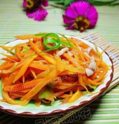 胡萝卜炒肉丝