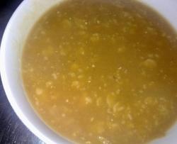 燕麦红糖豌豆糊