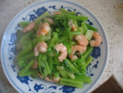 芹菜炒虾仁
