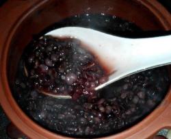 砂锅紫米粥