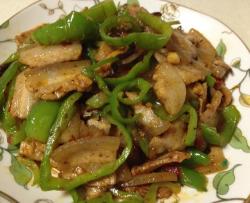 青椒香菇五花肉