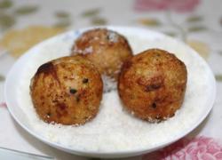 酥炸豆沙豆渣丸子