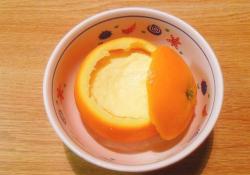 橙子蒸蛋