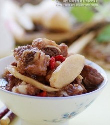 子姜鸡汁蒸排骨