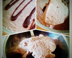 无蛋奶腰果椰子可可冰淇淋