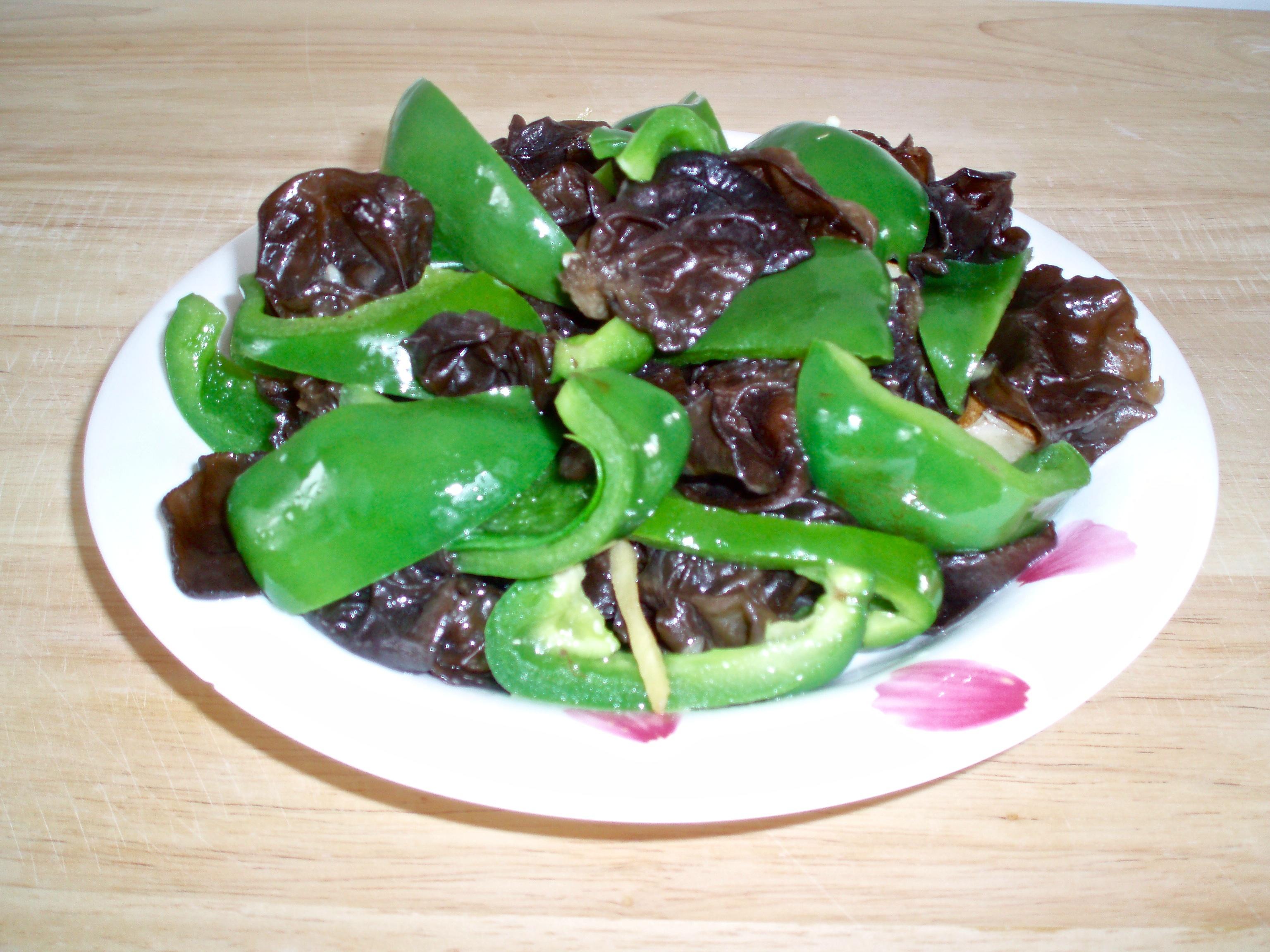 黑木耳青椒