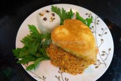 爱心小兔子韩国泡菜炒饭