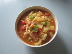 番茄土豆金针汤