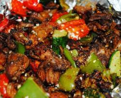 快手无油五香烤兔