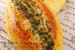 西洋香菜鲜奶面包