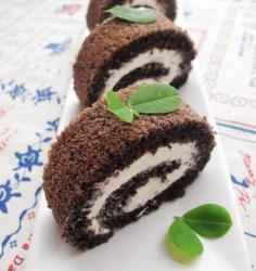 黑米蛋糕卷
