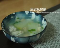 蛤蜊丸子冬瓜汤