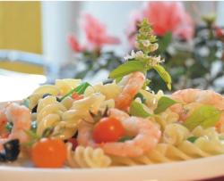 虾仁罗勒意大利面