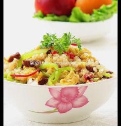 青椒牛柳蛋炒饭