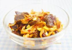 萝卜干炒腊牛肉