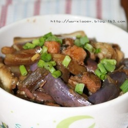 咸鱼茄子煲