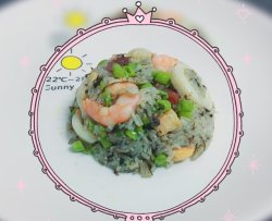 橄榄菜豆角炒饭